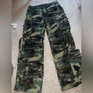 Fashion Nova Camouflage Cargo Pants